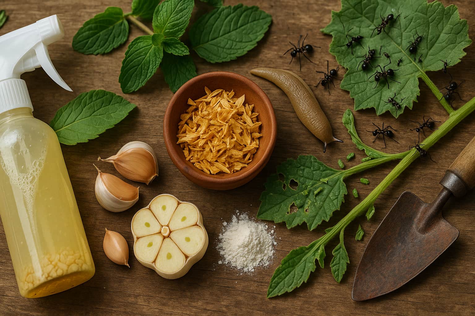 Wie wird man Blattläuse, Ameisen und Schnecken ohne Chemie los?