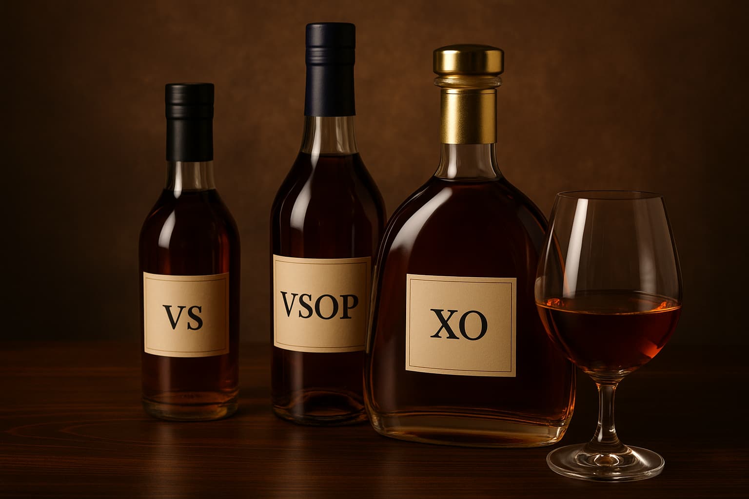 Wie man die Bezeichnungen VS, VSOP, XO auf einer Cognacflasche entschlüsselt