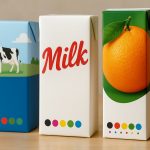 Was bedeuten die farbigen Kreise auf der Milchverpackung?