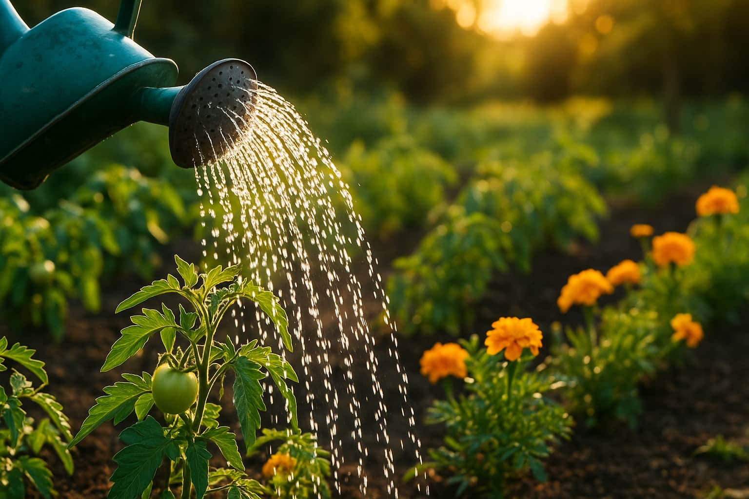 Gieß-Hacks für den Sommer: Wasser sparen und trotzdem ernten