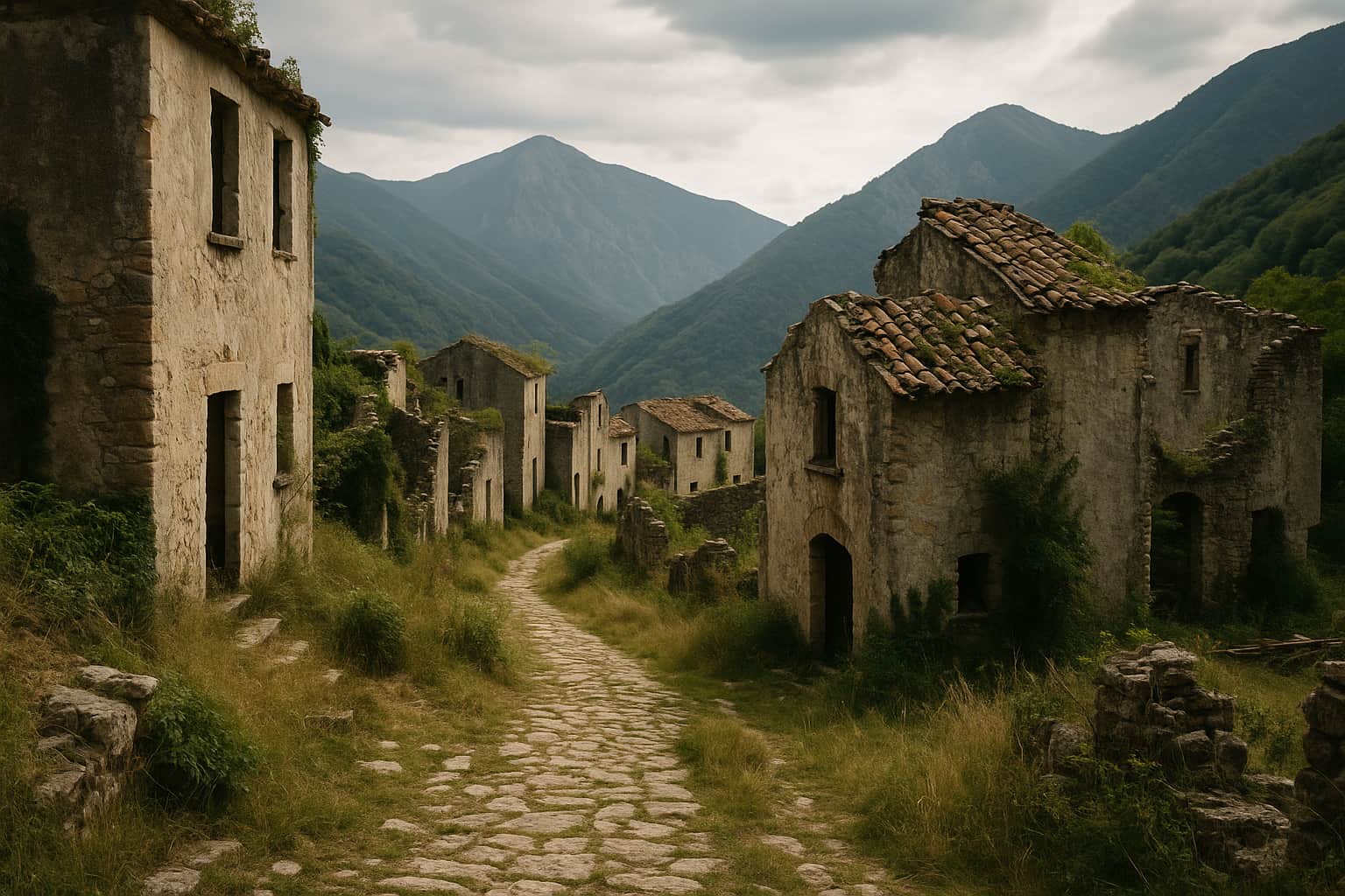 Warum haben alle dieses Dorf in den italienischen Bergen verlassen?